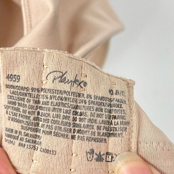 Playtex Womens Maternity Breastfeeding Bra Adjustable Lace Trim 40B/C Beige - Picture 5 of 9